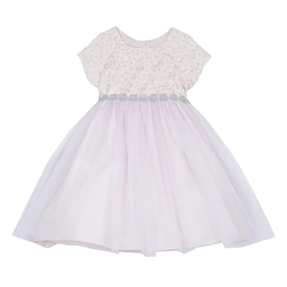 Angelina Blush Lace Dress