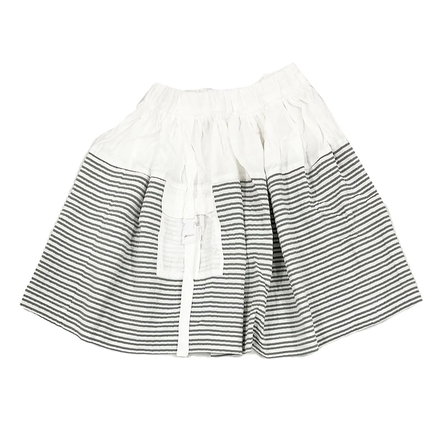 Anja Schwerbrock  Tonia Skirt With Pocket Hub Black Stripes