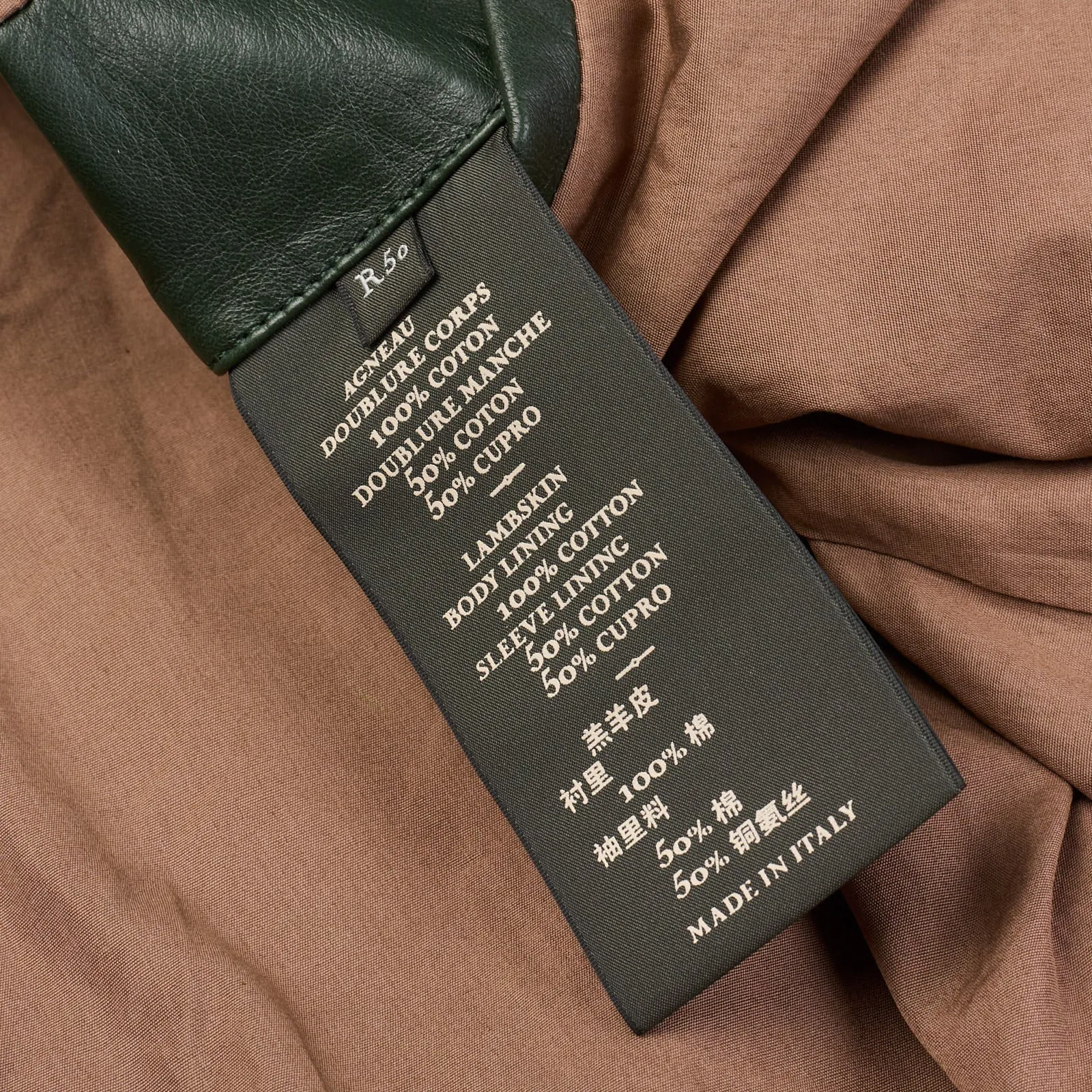 BERLUTI Paris Green Lambskin Leather Bomber Jacket EU R50 US M NEW