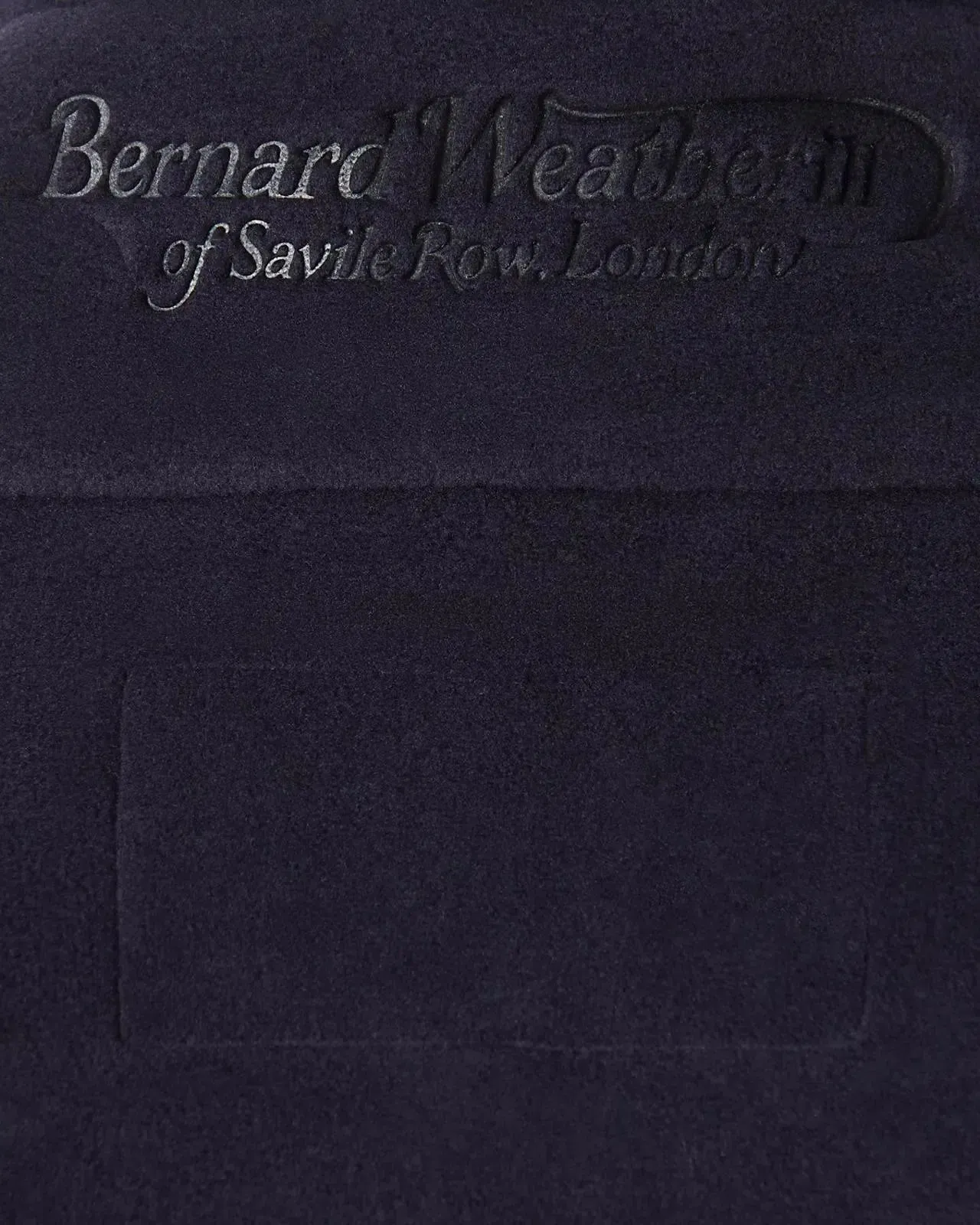 Bernard Weatherill Full Zip Fleece Gilet Dark Navy