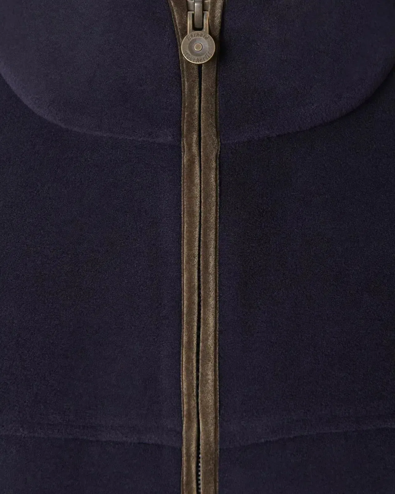 Bernard Weatherill Full Zip Fleece Gilet Dark Navy