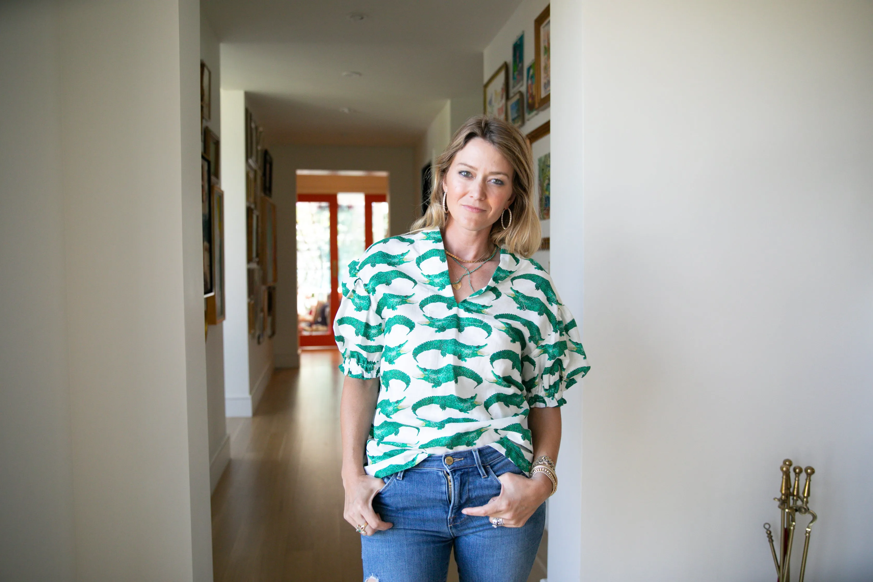 Black Label Puff Tunic - Animal Collection