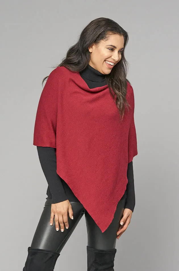 Capri Cropped One Size Poncho