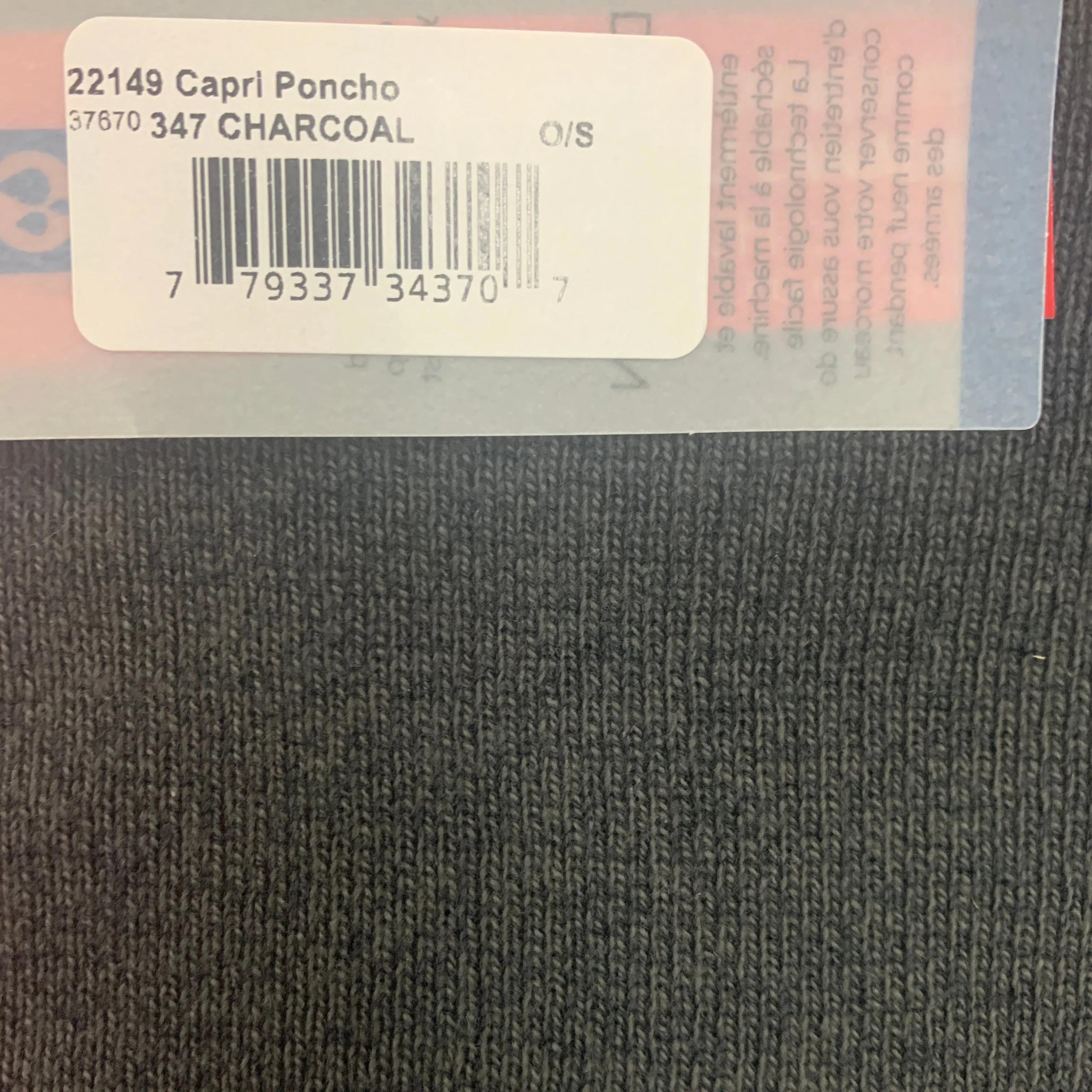 Capri Cropped One Size Poncho