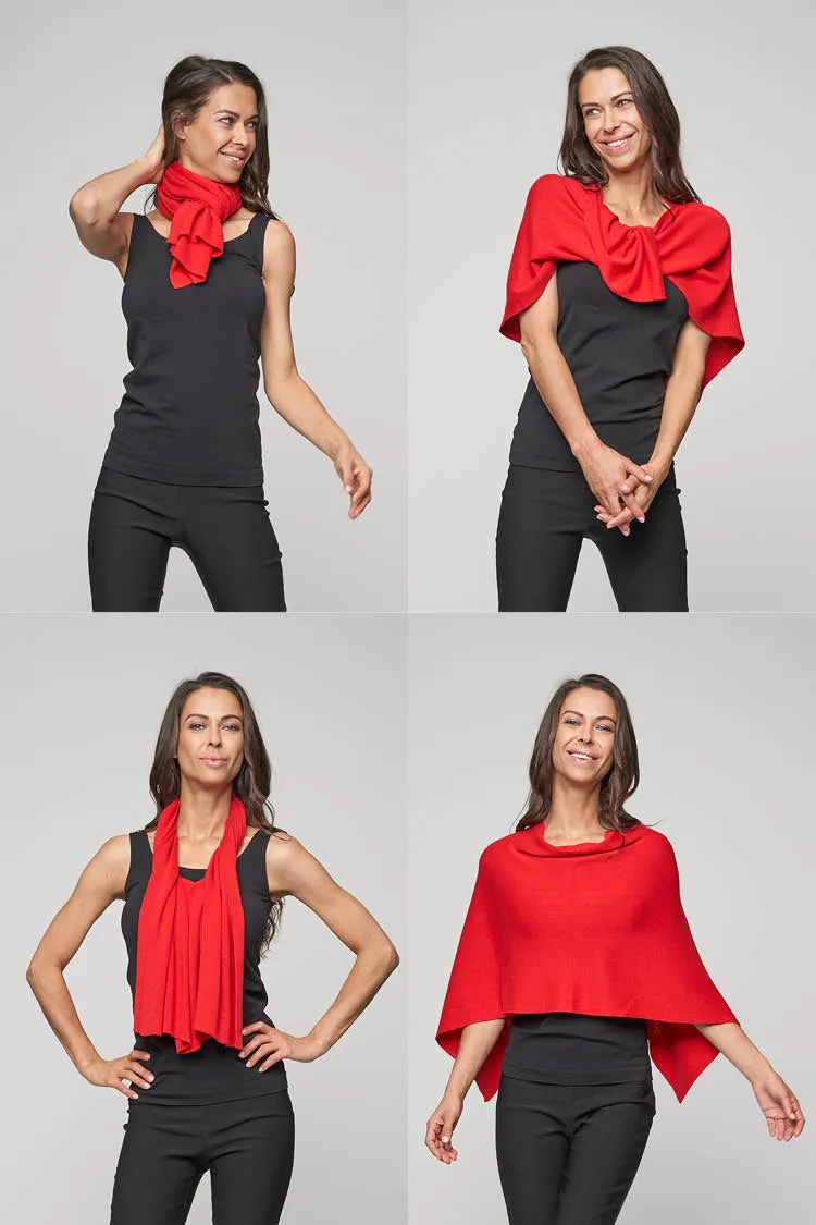 Capri Cropped One Size Poncho