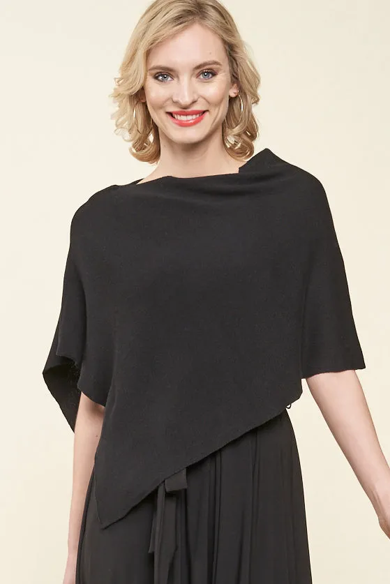 Capri Cropped One Size Poncho