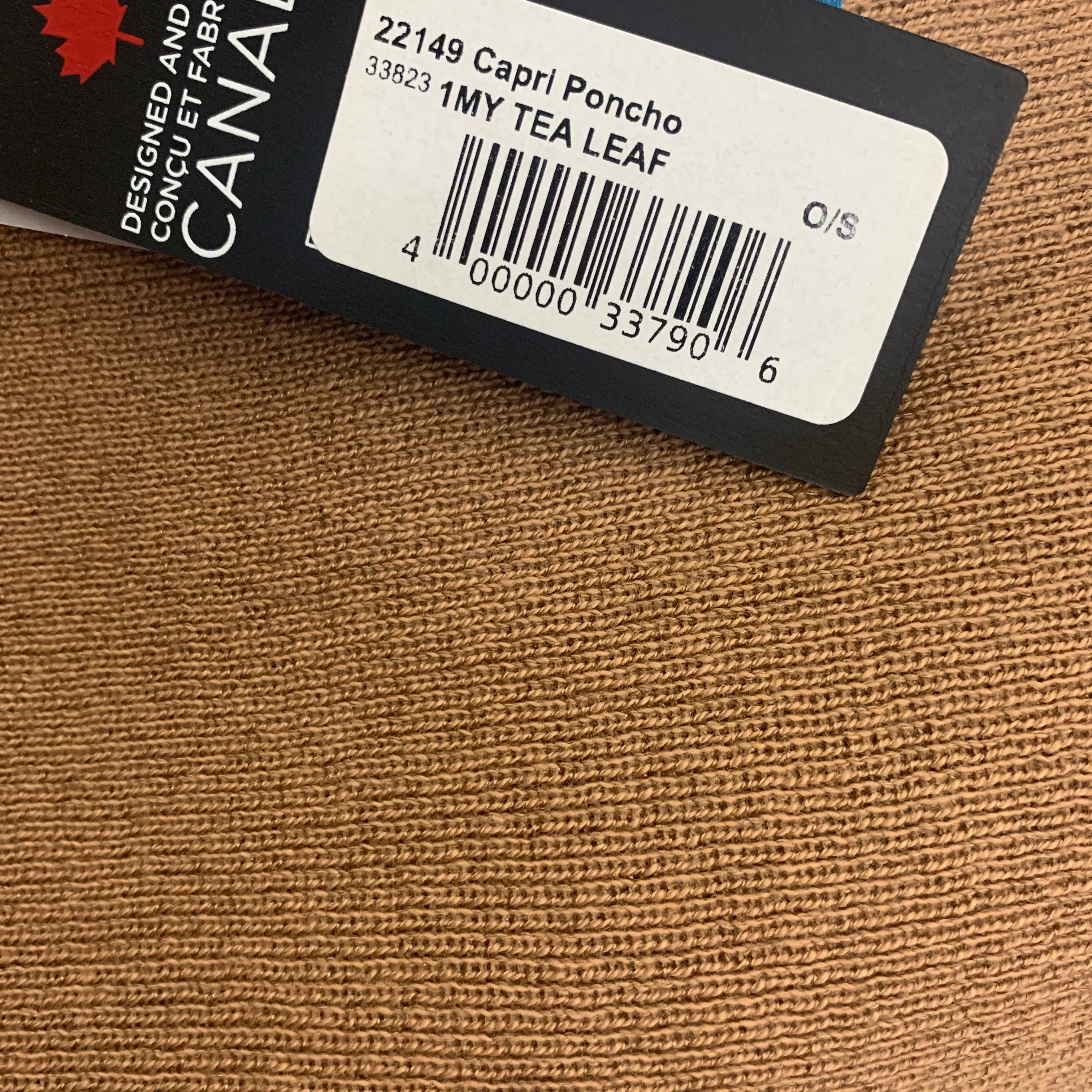 Capri Cropped One Size Poncho