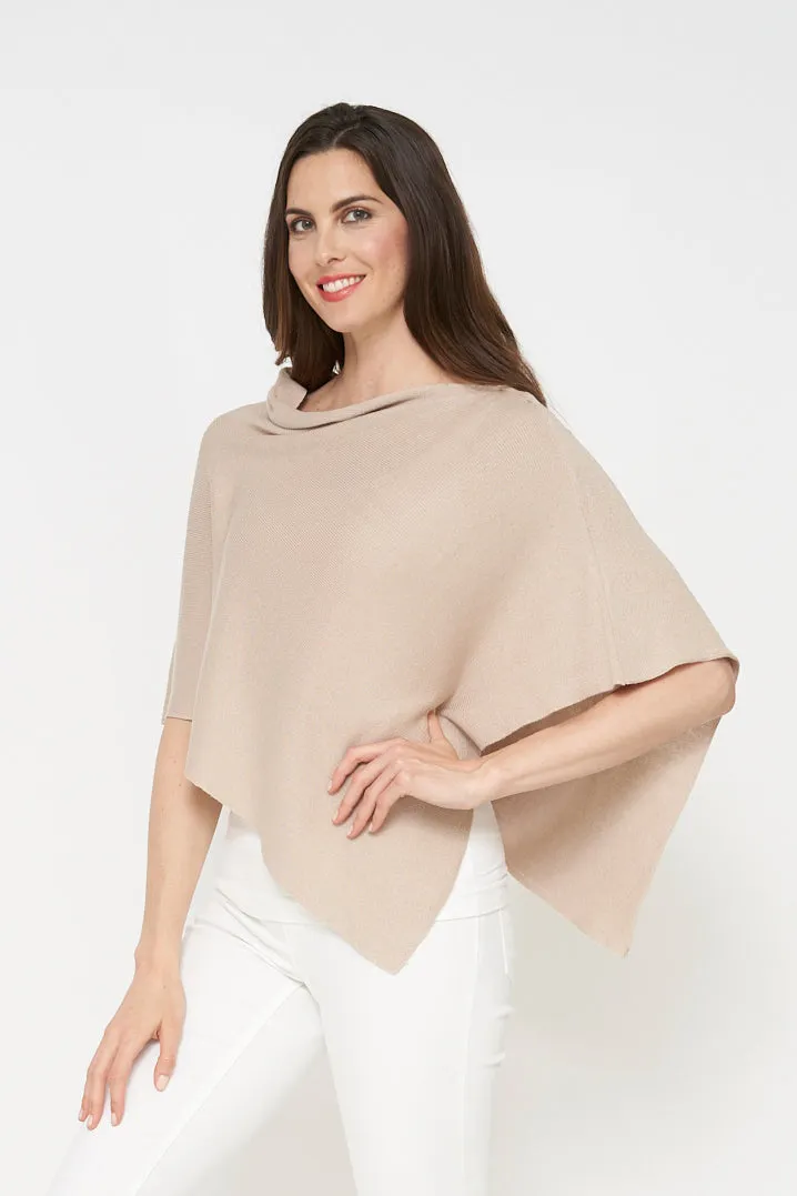 Capri Cropped One Size Poncho
