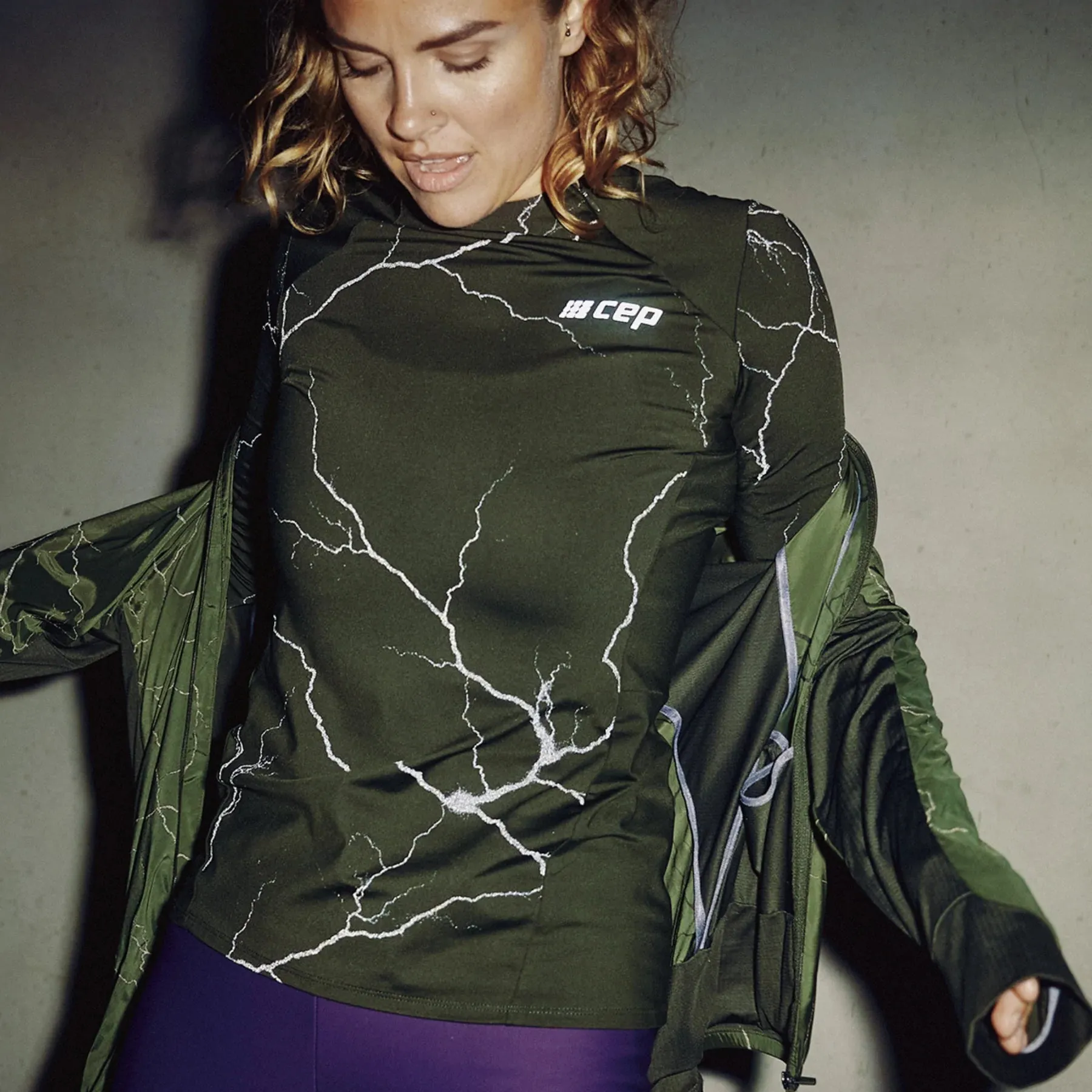 CEP | Reflective Shirt | Women's | Dark Green