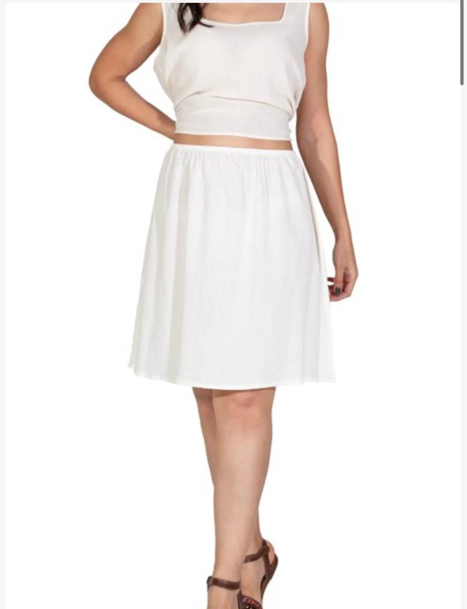 Cotton Mini Slip (Black)