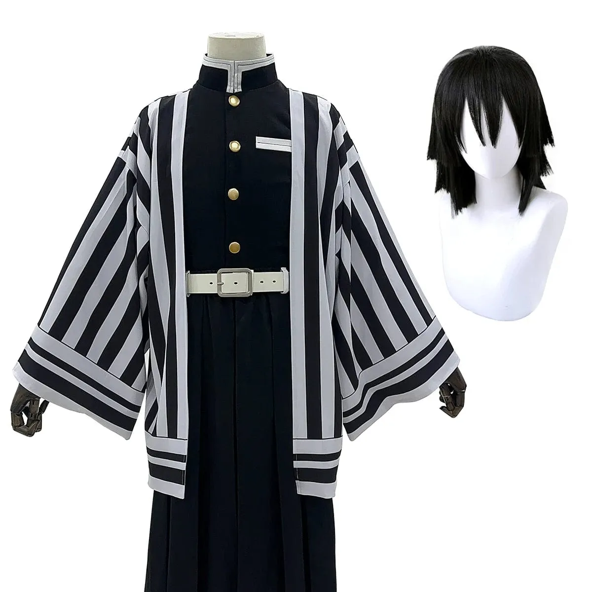 Demon Slayer Iguro Obanai Cosplay Set