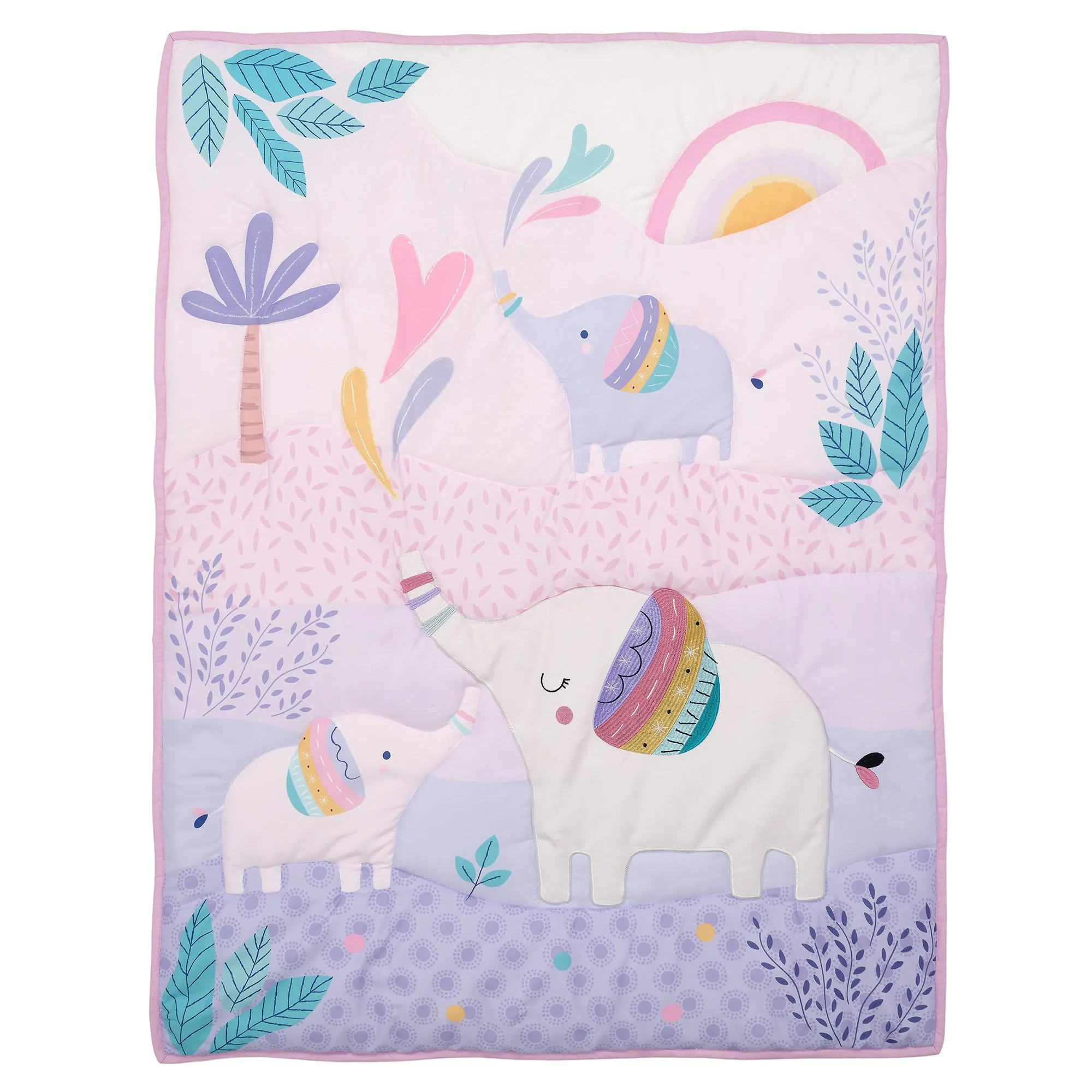 Elephant Dreams 3-Piece Crib Bedding Set