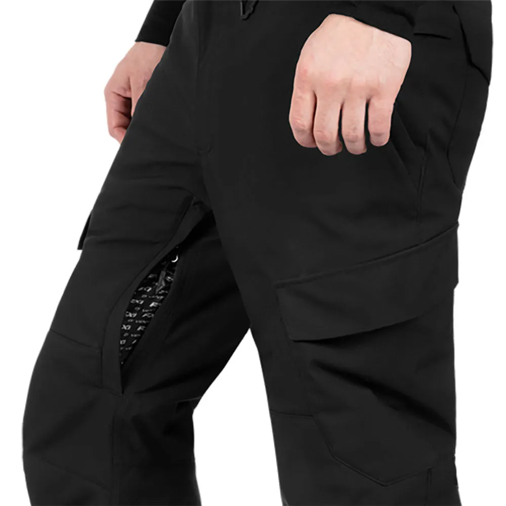 FXR Mens Chute Snowmobile Pants Stealth Black