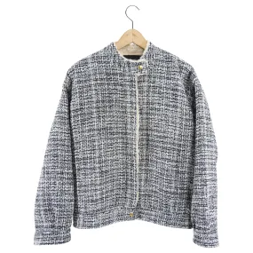 Giambattista Valli AW21 Tweed Faux Shearling Jacket - IT40 / S