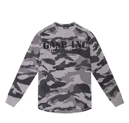 GYM BUDDY GASP LONG SLEEVE THERMAL GYM SWEATSHIRTS