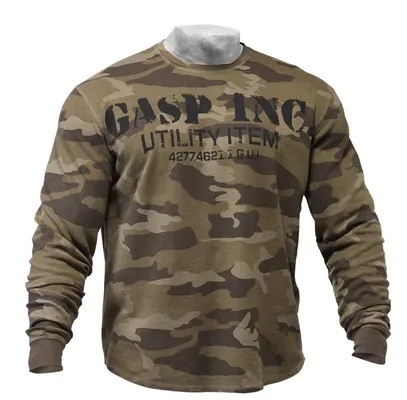 GYM BUDDY GASP LONG SLEEVE THERMAL GYM SWEATSHIRTS