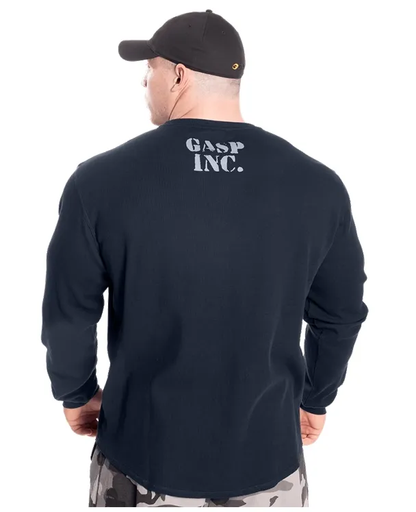 GYM BUDDY GASP LONG SLEEVE THERMAL GYM SWEATSHIRTS