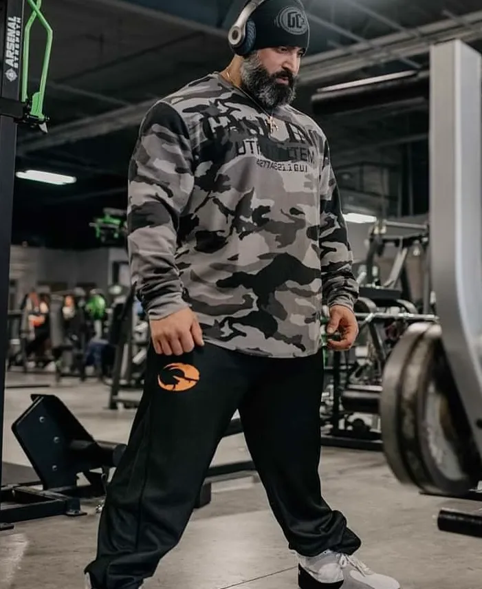 GYM BUDDY GASP LONG SLEEVE THERMAL GYM SWEATSHIRTS