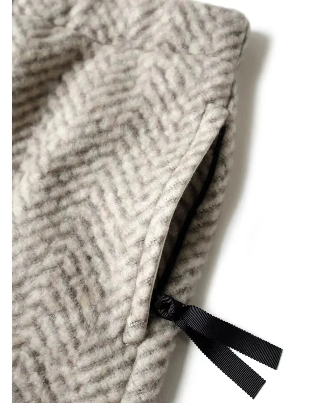 Hirata Hiroshi Warm Woolen Fleece Suede Patch Casual Pants - Japan Style