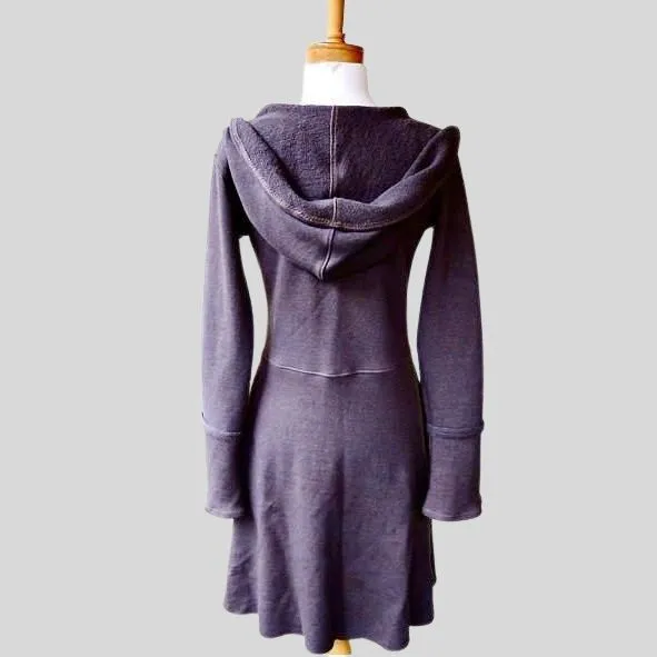 Hooded tunic dress