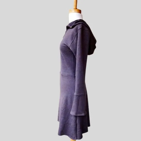 Hooded tunic dress