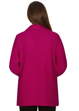 Jillian Boiled Wool Zip Jacket (4 Colours)