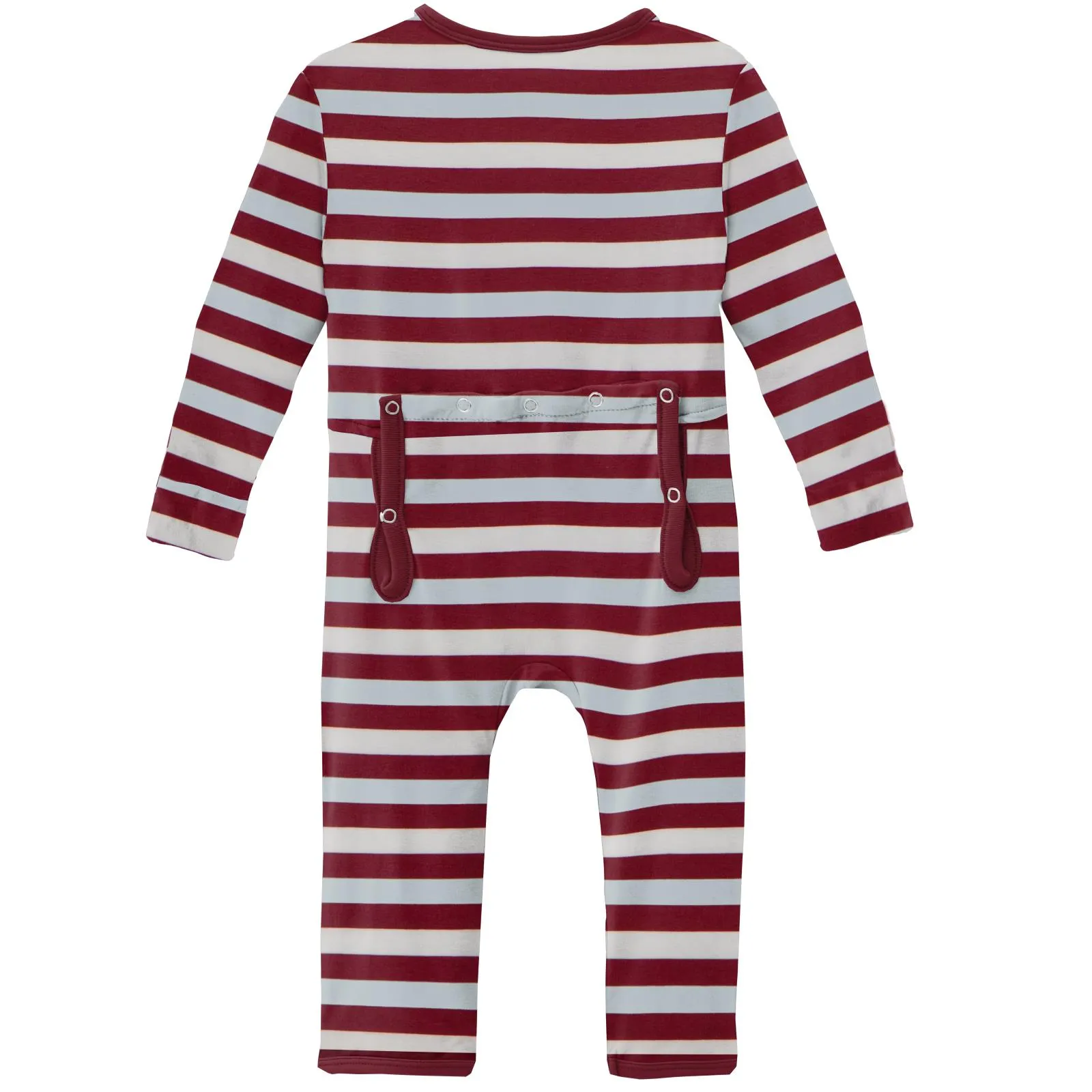 KicKee Pants Playground Stripe Coverall with Zipper