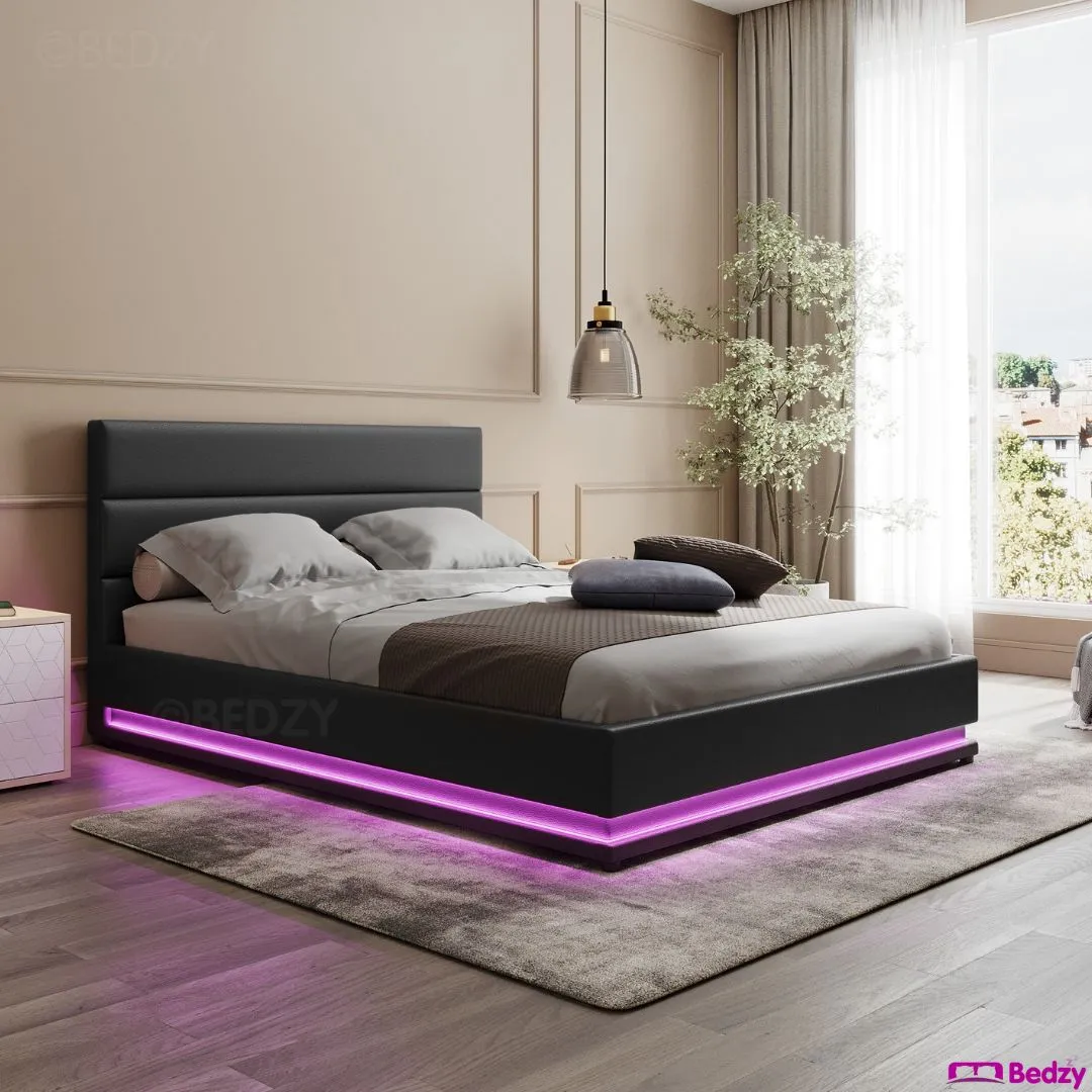 King Single Package | Henley LED Bed Frame & Bonita Euro Top Mattress (Medium Firm)