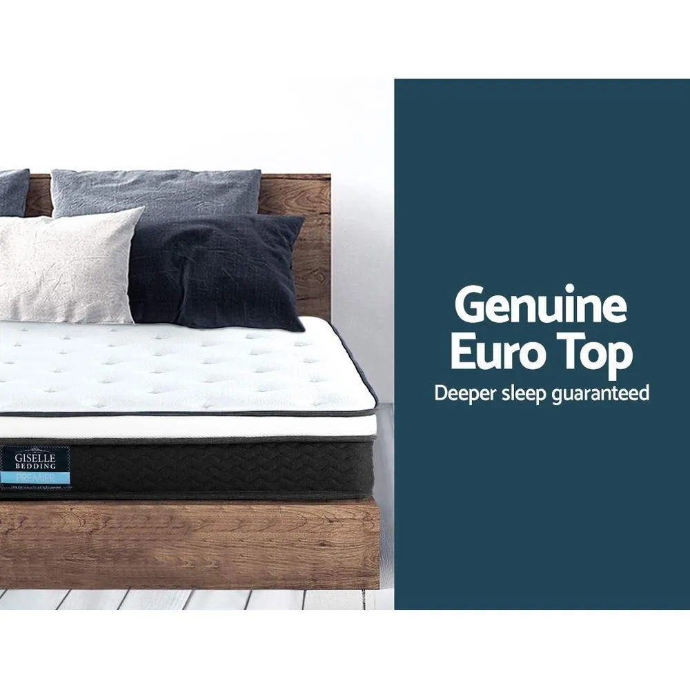 King Single Package | Henley LED Bed Frame & Bonita Euro Top Mattress (Medium Firm)