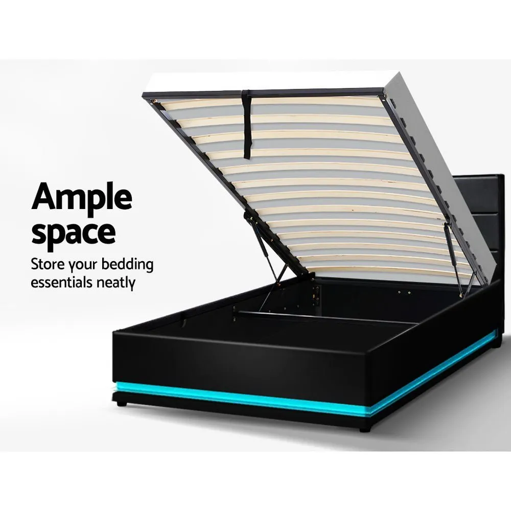 King Single Package | Henley LED Bed Frame & Bonita Euro Top Mattress (Medium Firm)