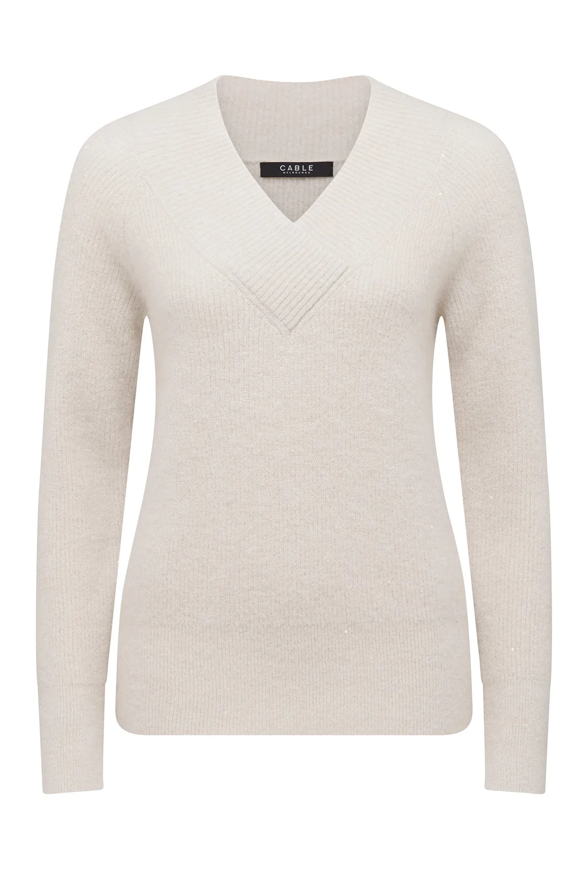 Lexi Shawl Jumper - Cream