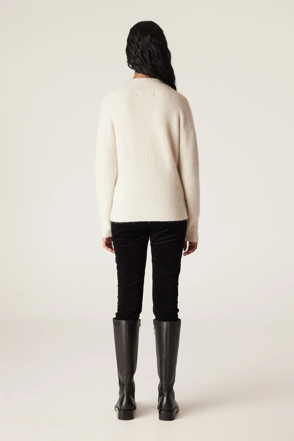 Lexi Shawl Jumper - Cream