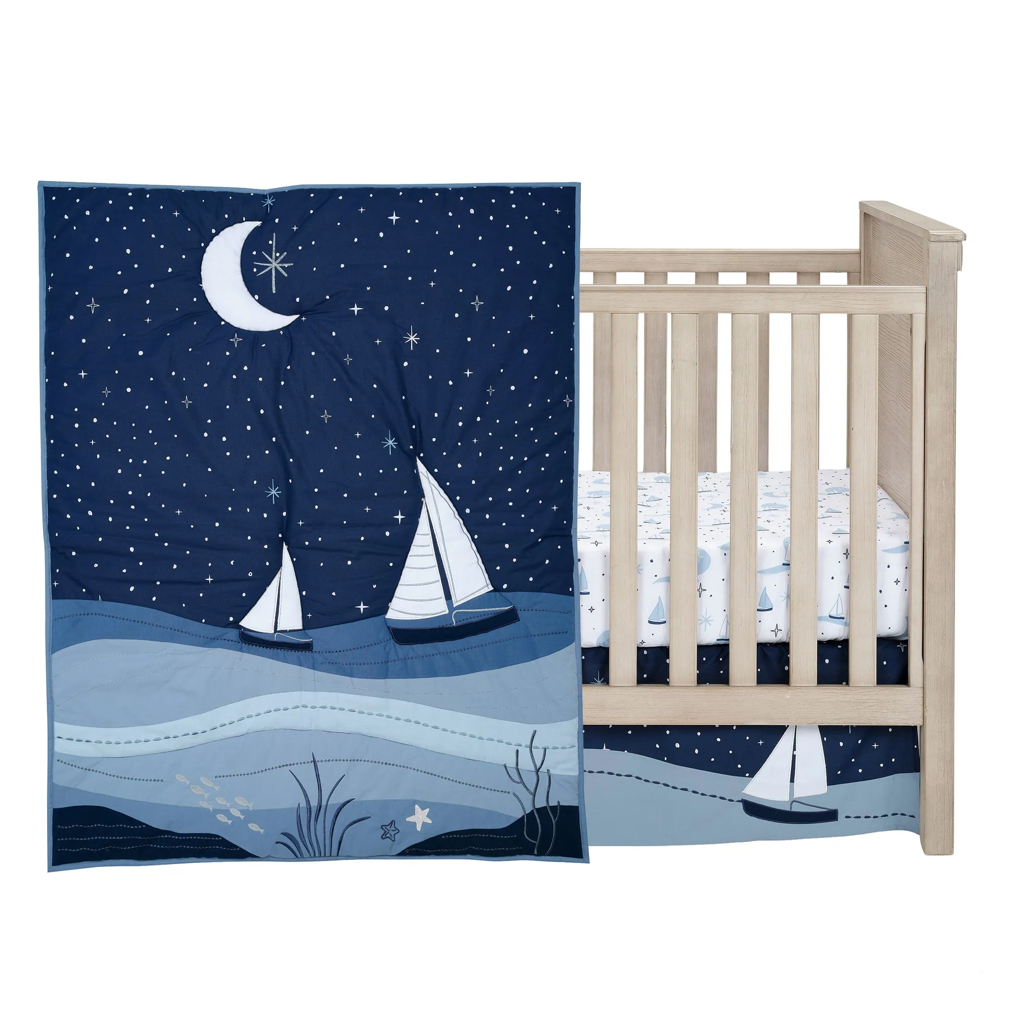 Little Skipper 3-Piece Crib Bedding Set