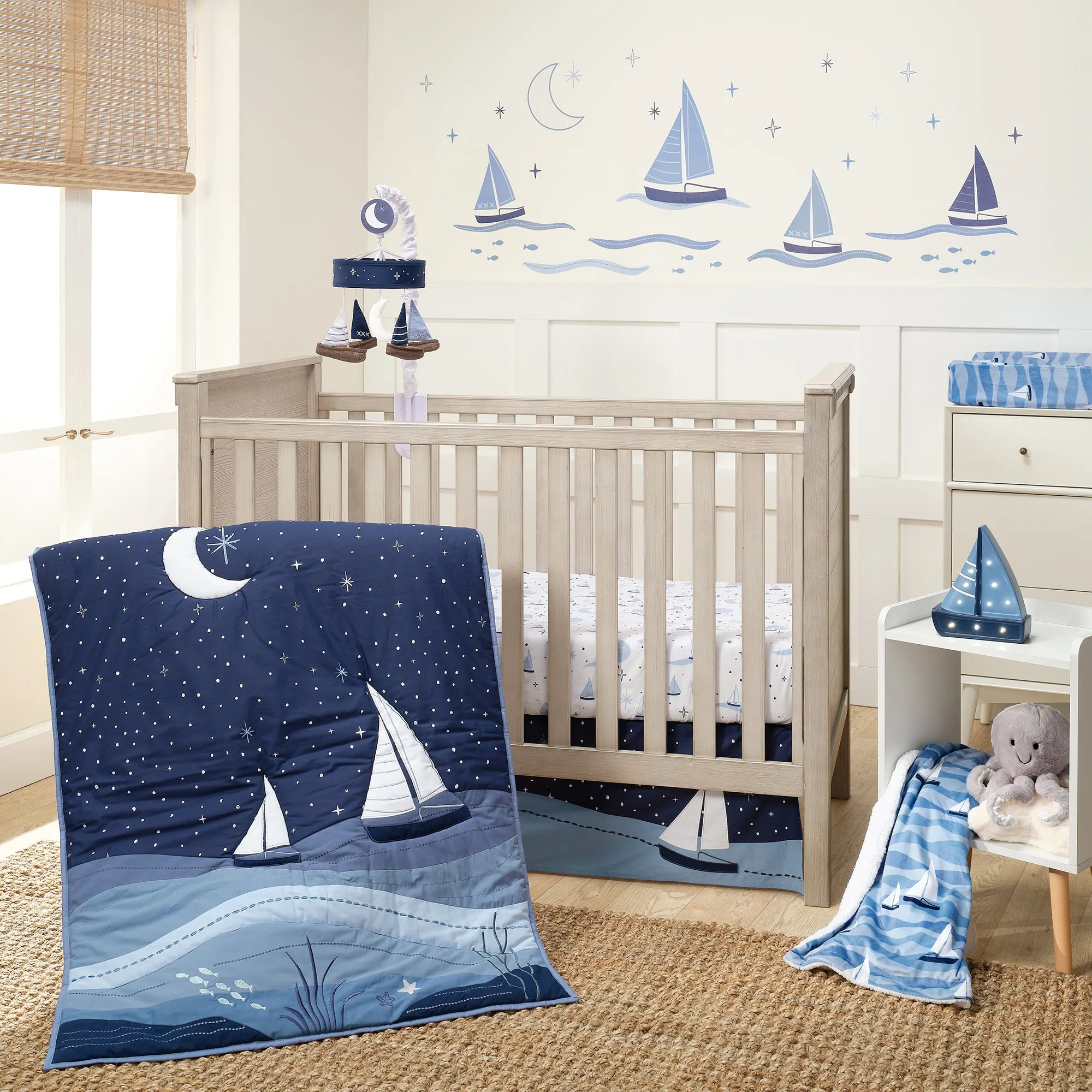 Little Skipper 3-Piece Crib Bedding Set