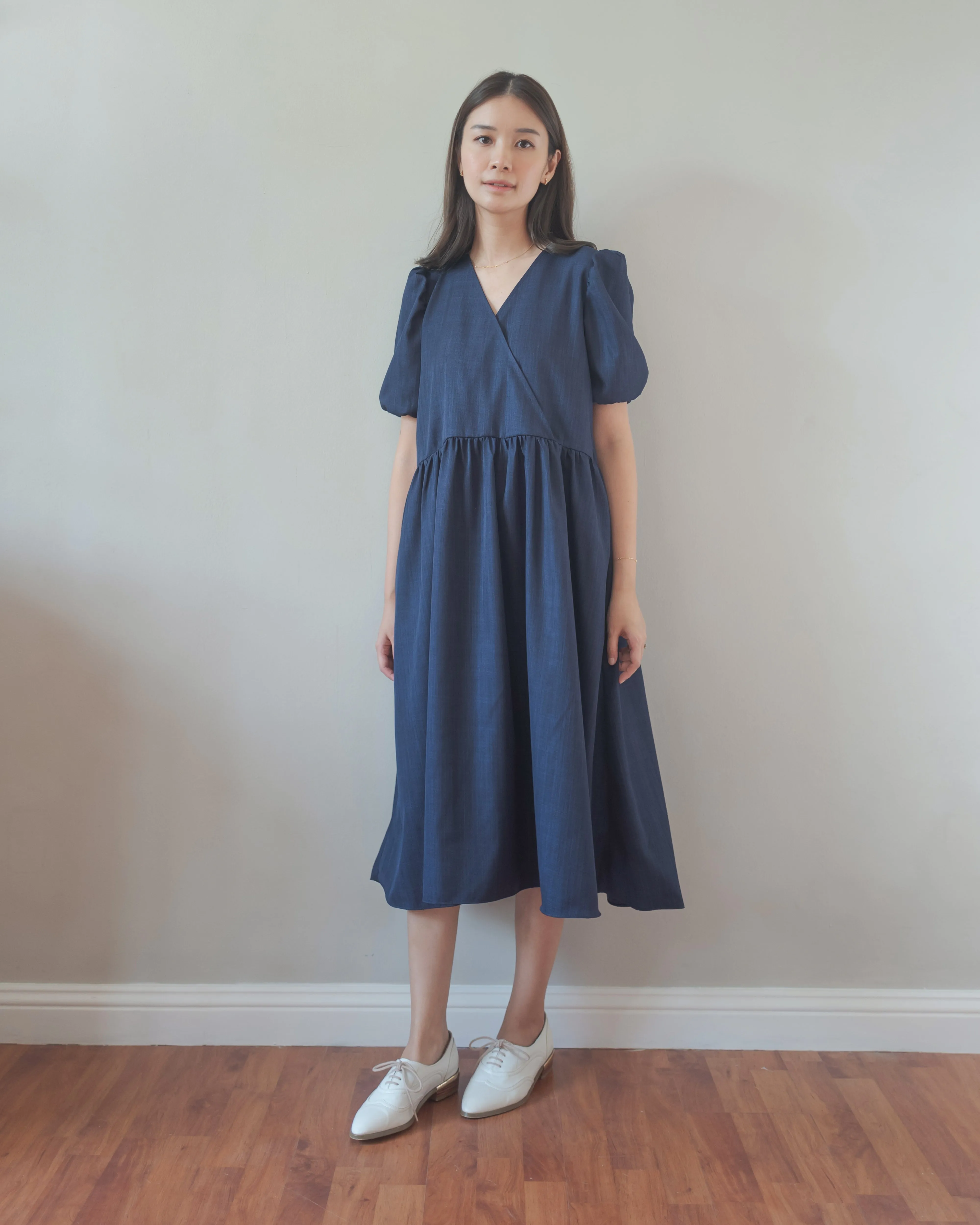 Mama Dress in Navy