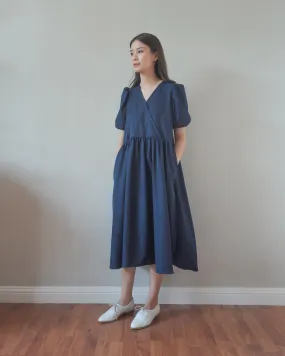 Mama Dress in Navy