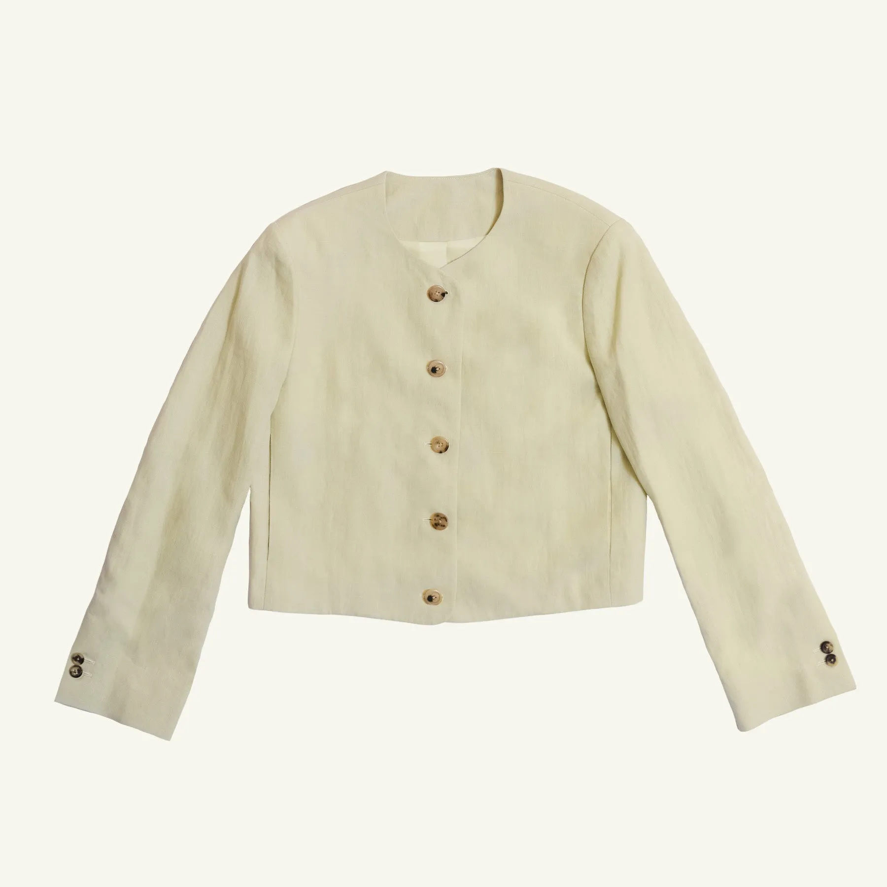 New Corta Jacket - Beige Linen