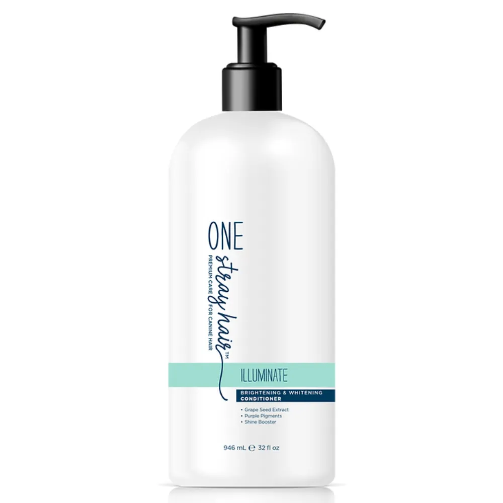 One Stray Hair Illuminate Brightening and Whitening Conditioner For Dogs