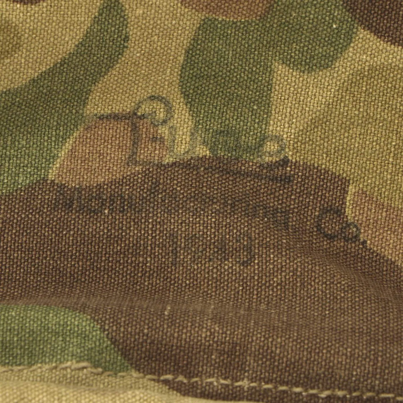 Original U.S. WWII M1943 Camouflage Jungle Pack by Luce Manufacturing Co. - Dated 1943