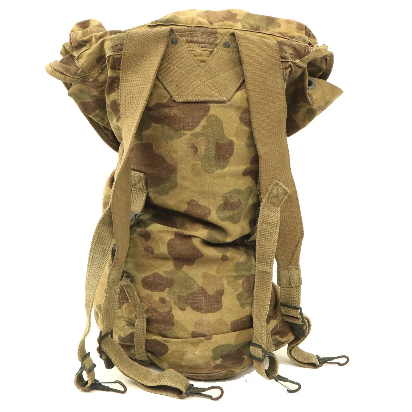 Original U.S. WWII M1943 Camouflage Jungle Pack by Luce Manufacturing Co. - Dated 1943