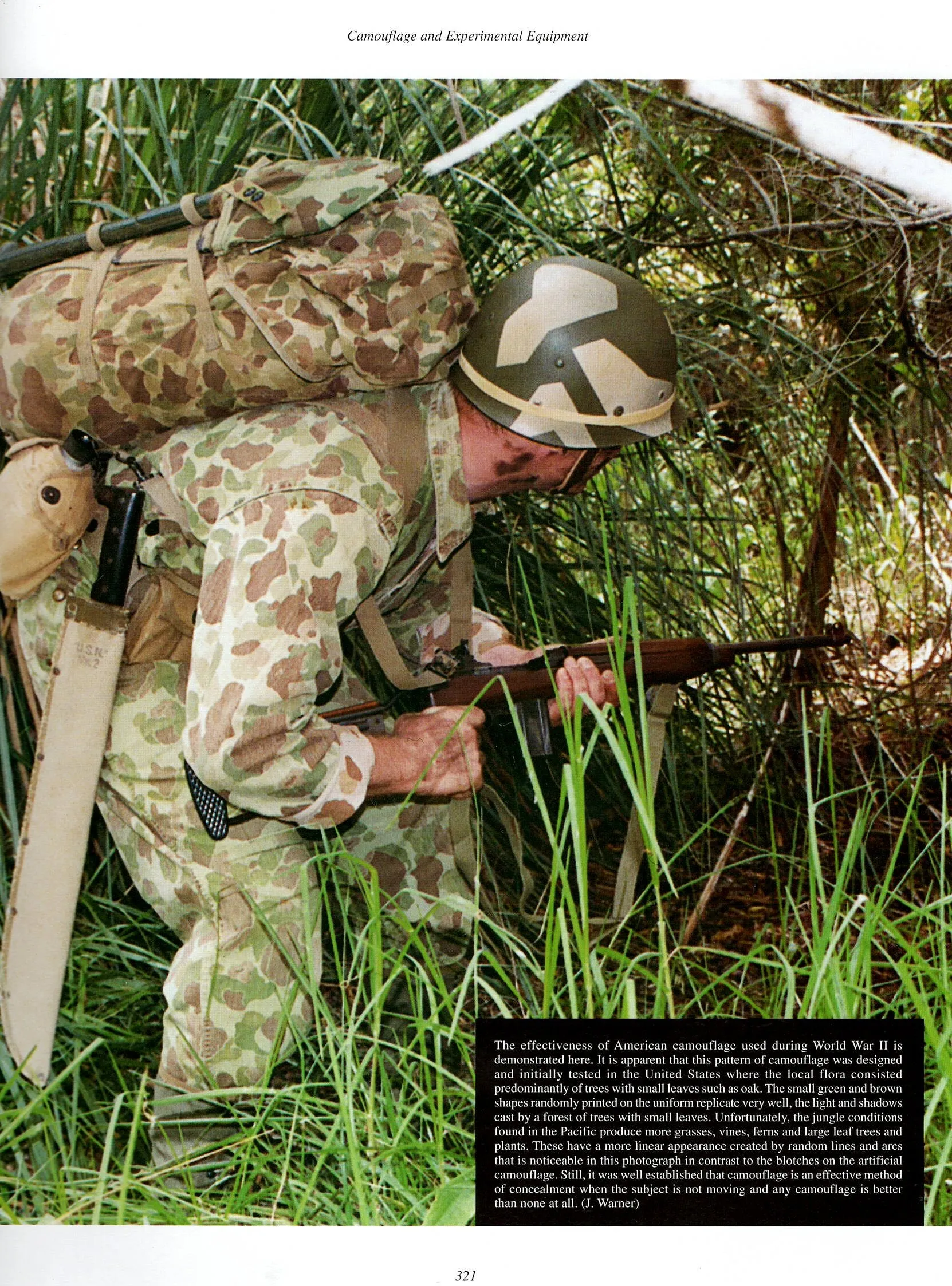 Original U.S. WWII M1943 Camouflage Jungle Pack - Carter Brothers Inc 1943 - As Seen In Book