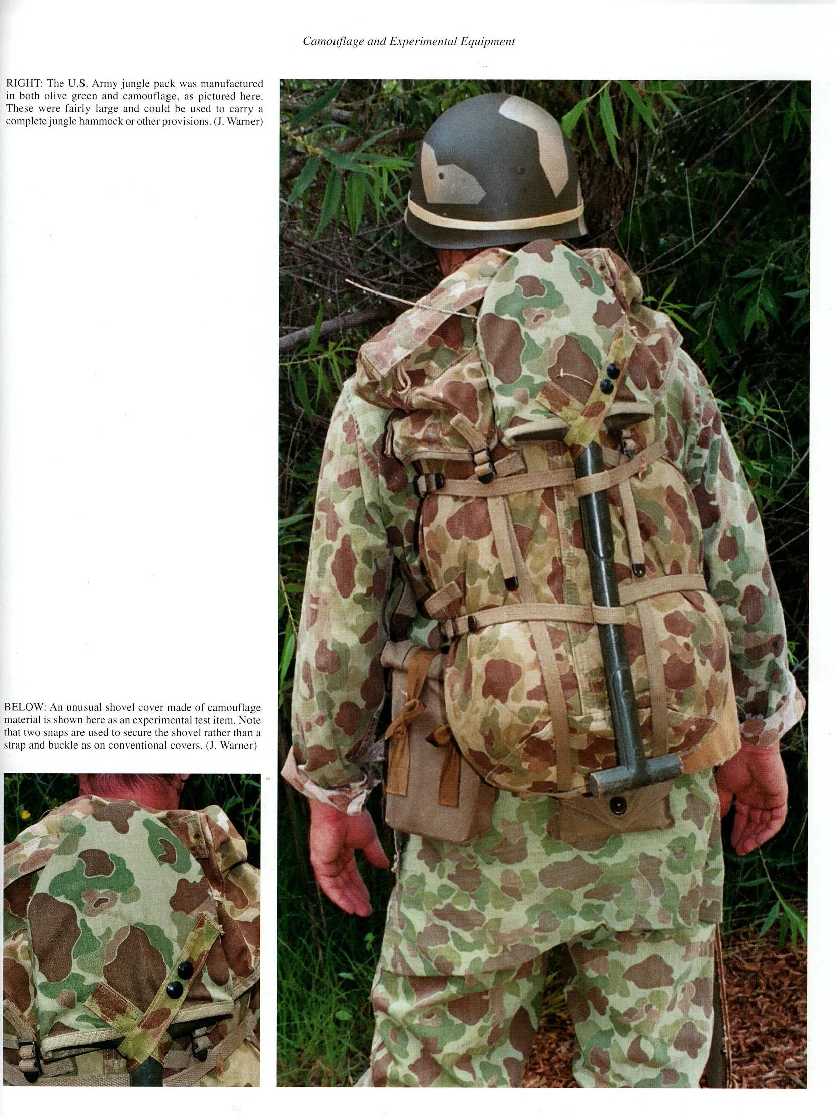 Original U.S. WWII M1943 Camouflage Jungle Pack - Carter Brothers Inc 1943 - As Seen In Book