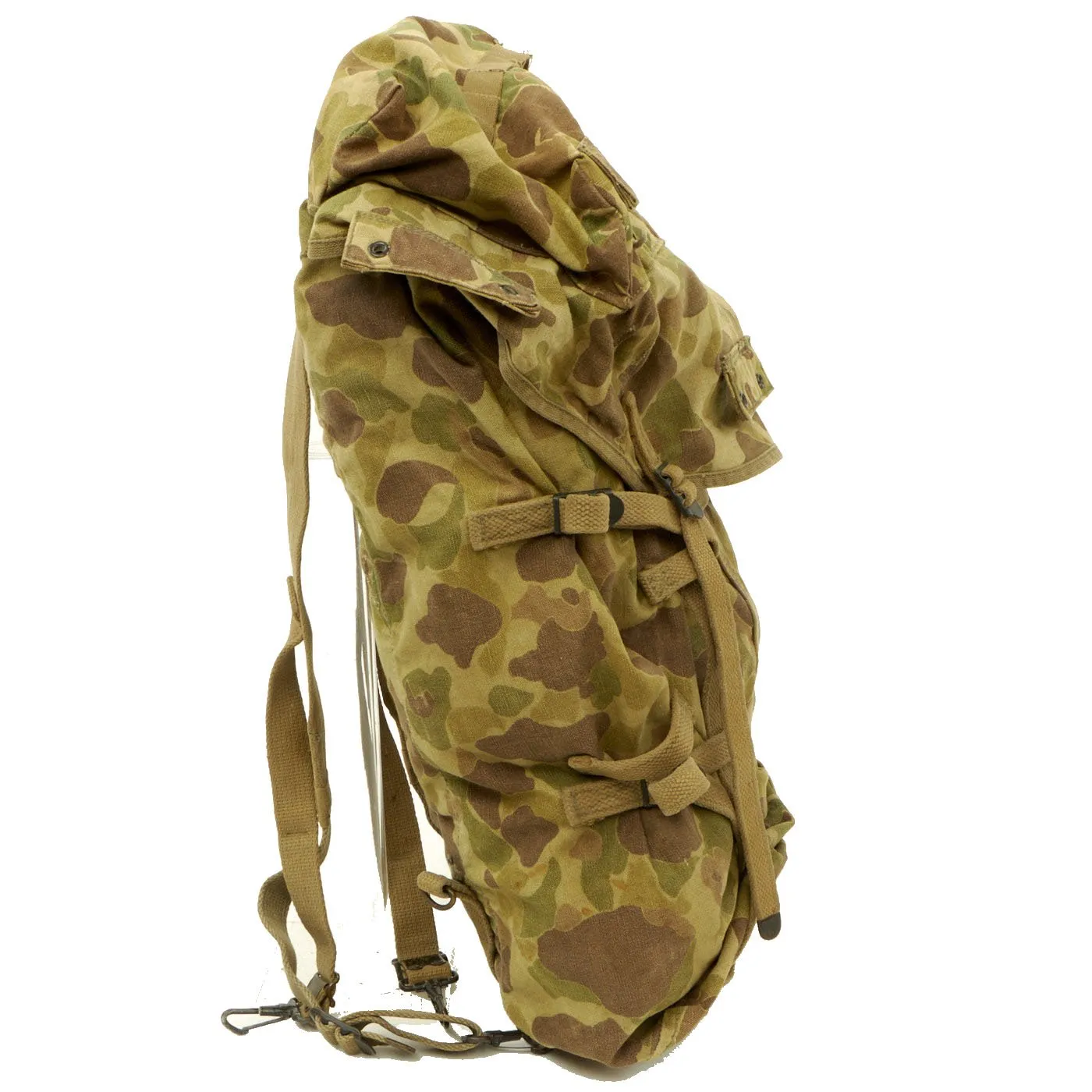 Original U.S. WWII M1943 Camouflage Jungle Pack - Carter Brothers Inc 1943 - As Seen In Book