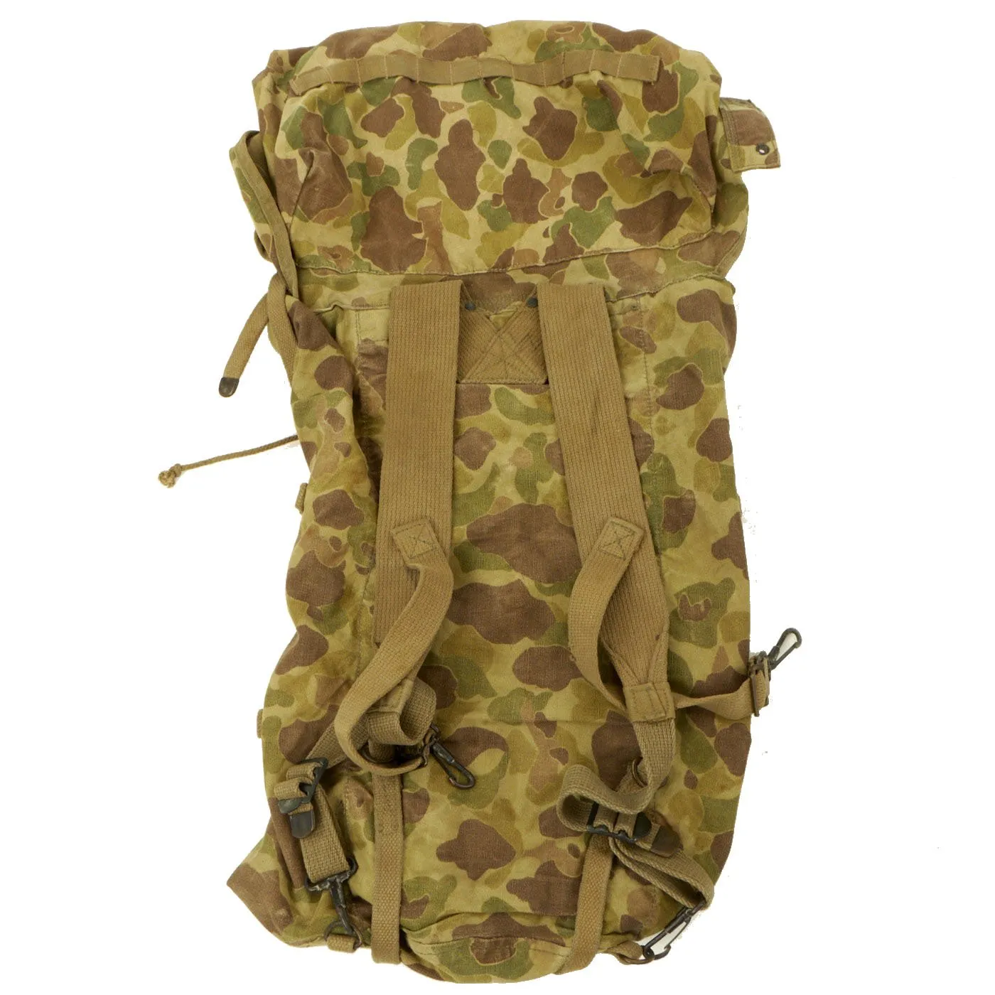Original U.S. WWII M1943 Camouflage Jungle Pack - Carter Brothers Inc 1943 - As Seen In Book