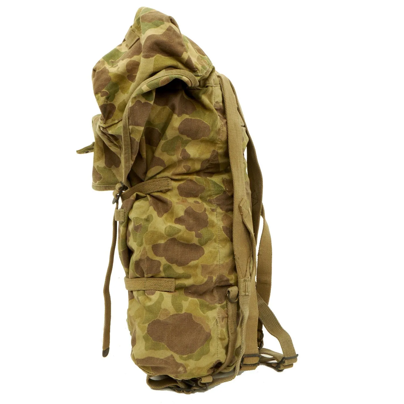Original U.S. WWII M1943 Camouflage Jungle Pack - Carter Brothers Inc 1943 - As Seen In Book