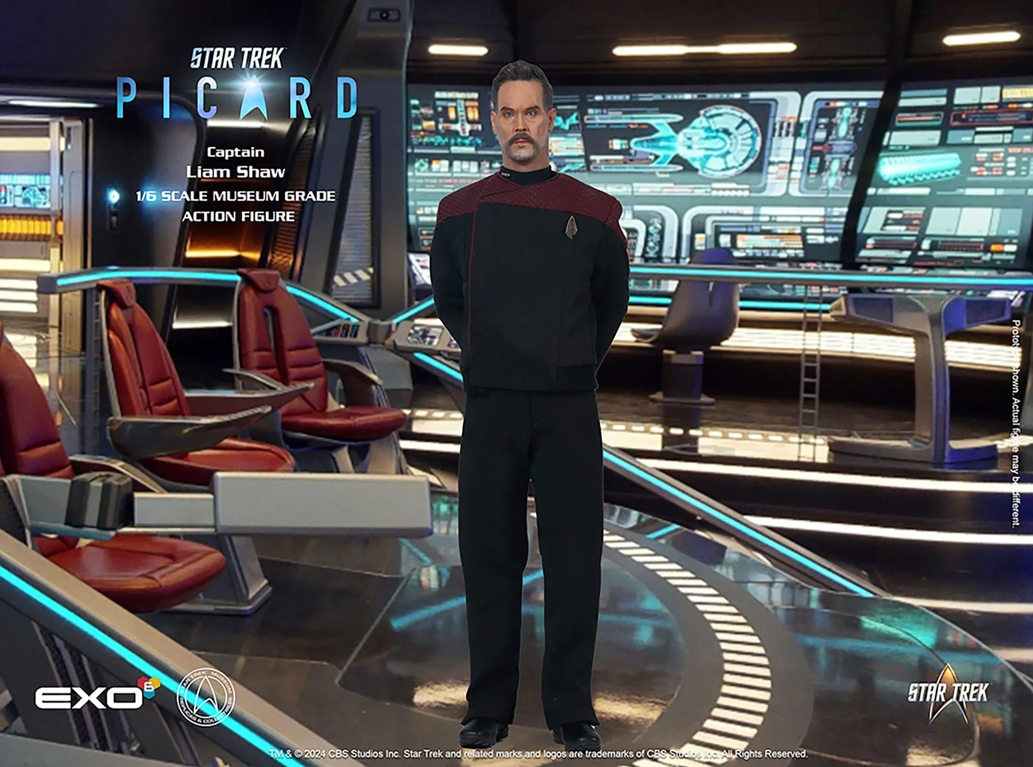 PRE-ORDER: Exo-6 Star Trek: Picard Captain Liam Shaw 1/6 Scale Figure