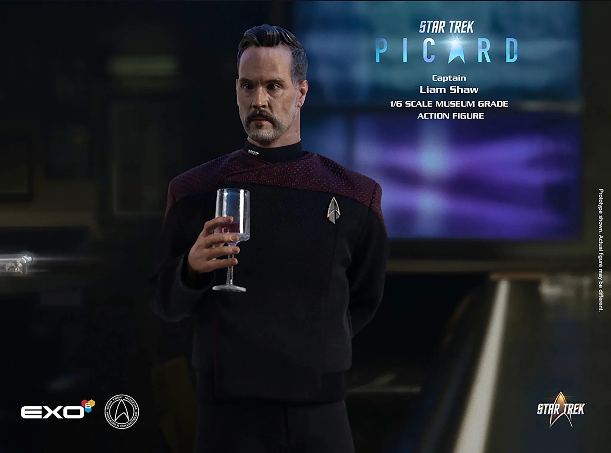 PRE-ORDER: Exo-6 Star Trek: Picard Captain Liam Shaw 1/6 Scale Figure