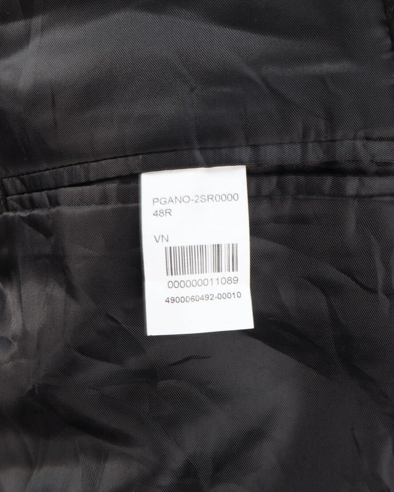 RALPH LAUREN CHAPS Coat Black Wool Men's Size 38 / 48 R