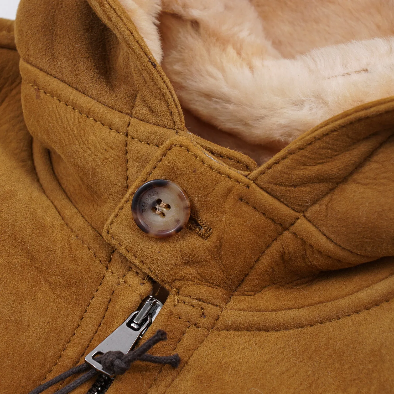 Rifugio Hooded Shearling Leather Jacket