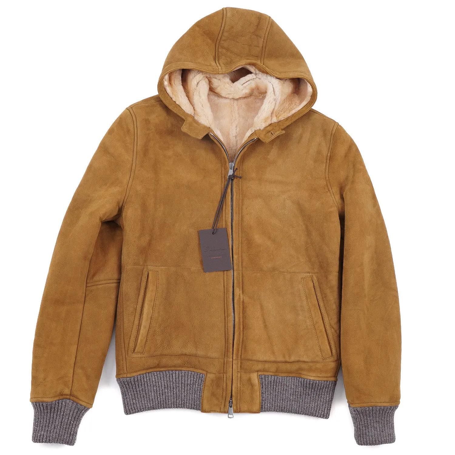 Rifugio Hooded Shearling Leather Jacket